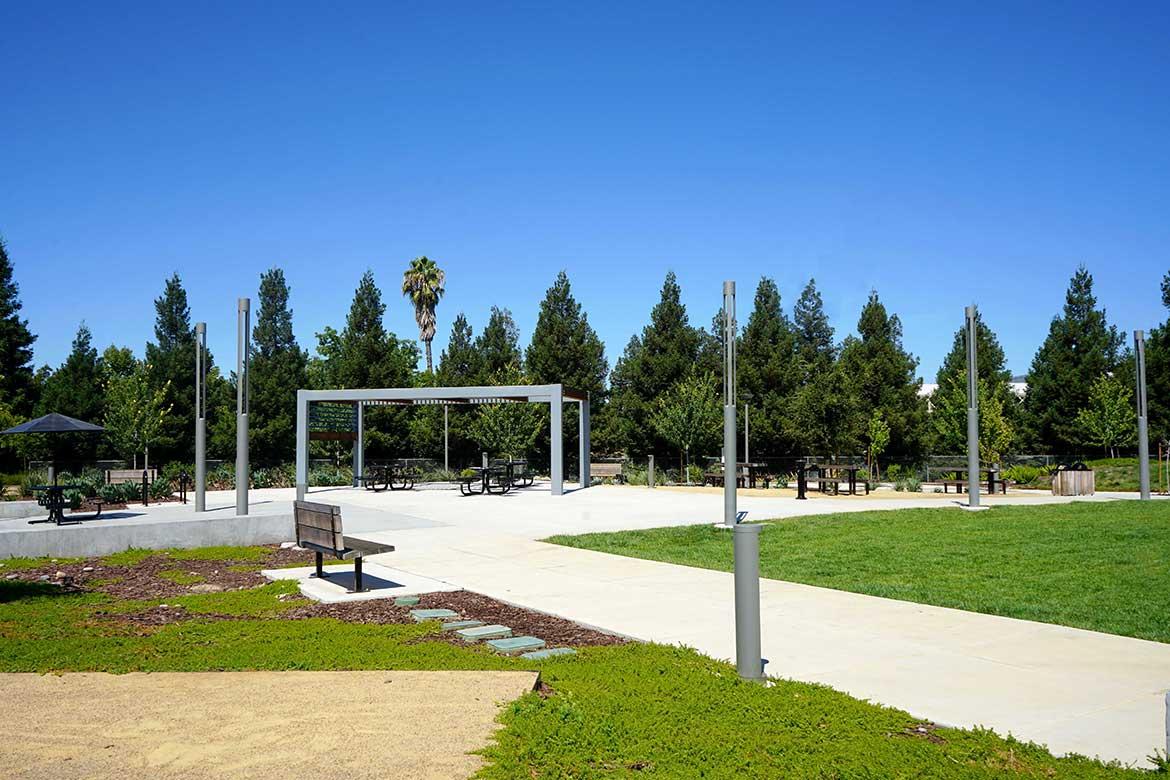 Picnic tables