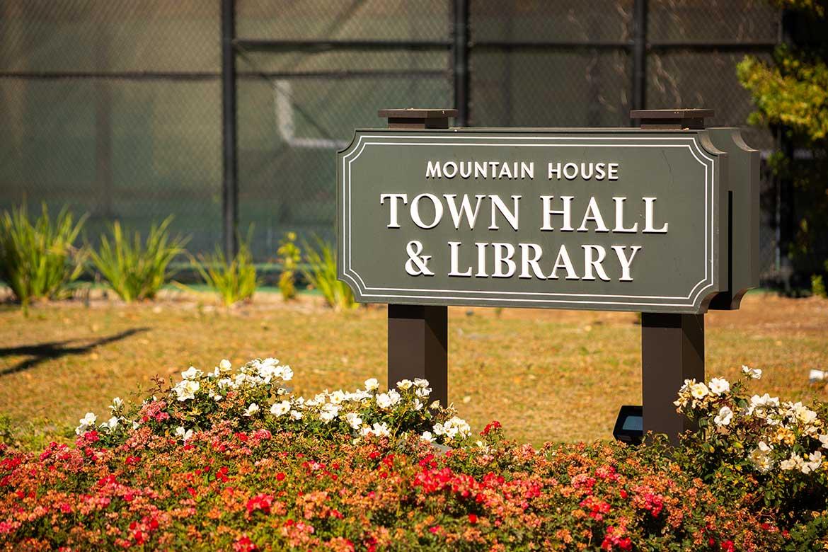 Town Hall Sign