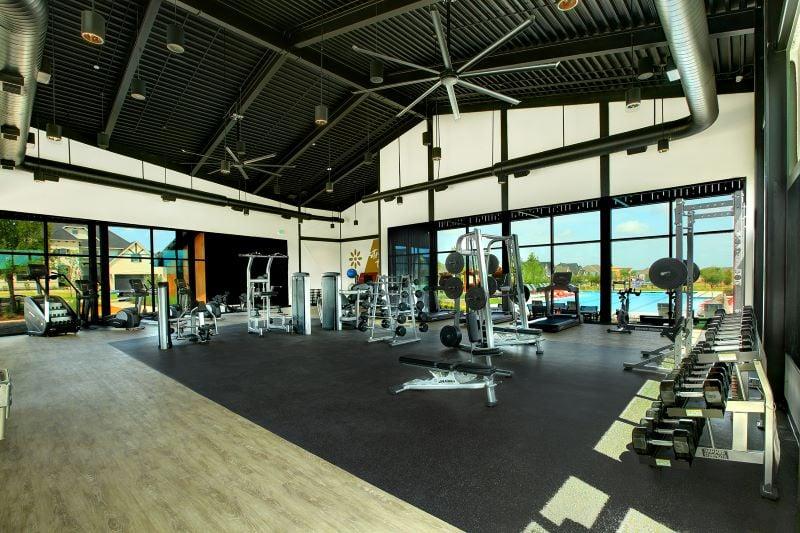 Fitness Centre in new construction homes in Argyle Texas